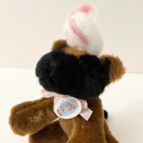 Ganz Soft Spots 4 Inch Easter Puppy Dog Schnitzel Bunny Ears Animal Plush - Picture 2 of 13